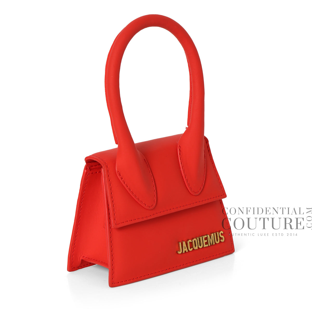 The Chiquito Red Signature Leather Mini Top Handle Bag