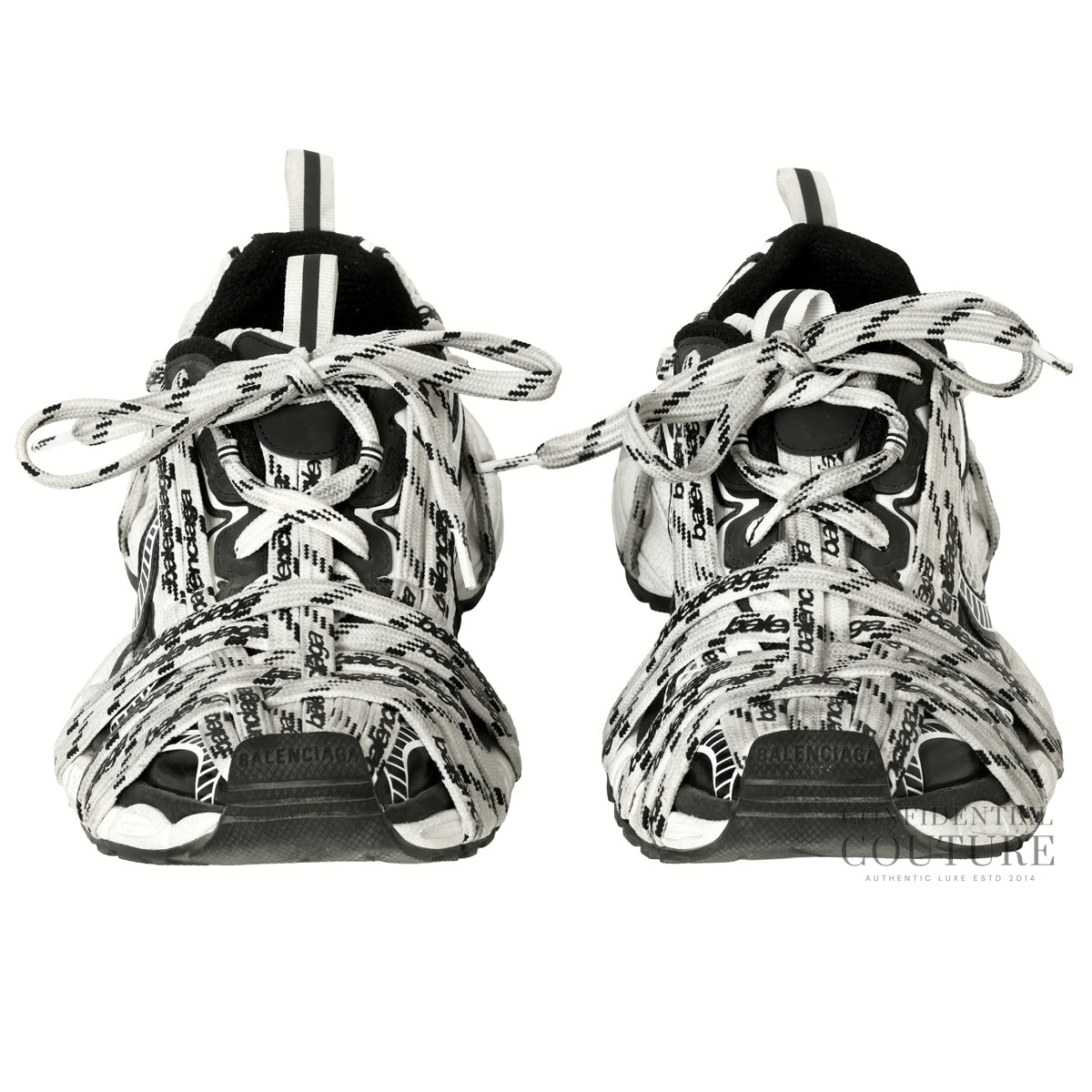 Men's 3xl Extreme Laces Logo Sneaker in White/black Size EU 42 | UK 8 | US 9