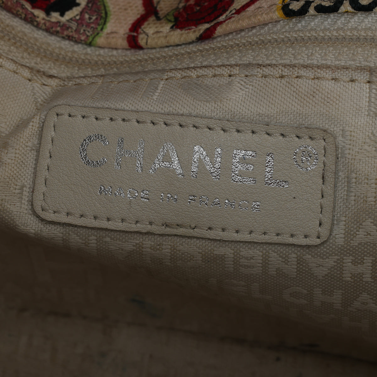 Canvas Coco Hearts Small Flap Bag