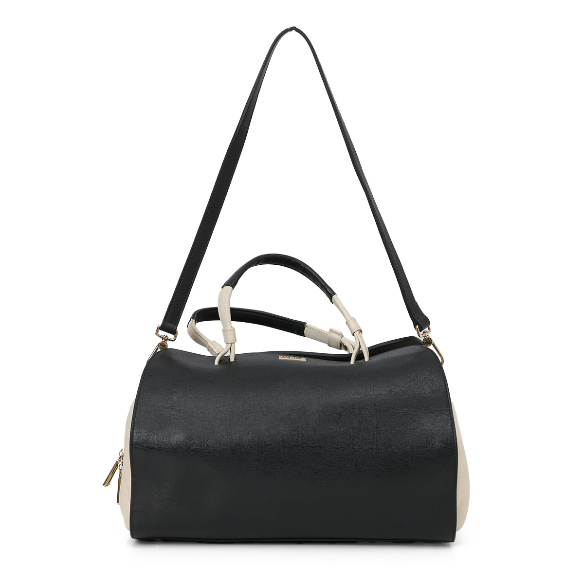 Black & White Venus Mini Boston Bag