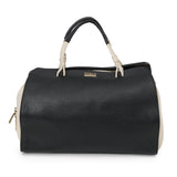 Black & White Venus Mini Boston Bag