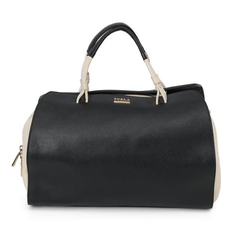 Black & White Venus Mini Boston Bag