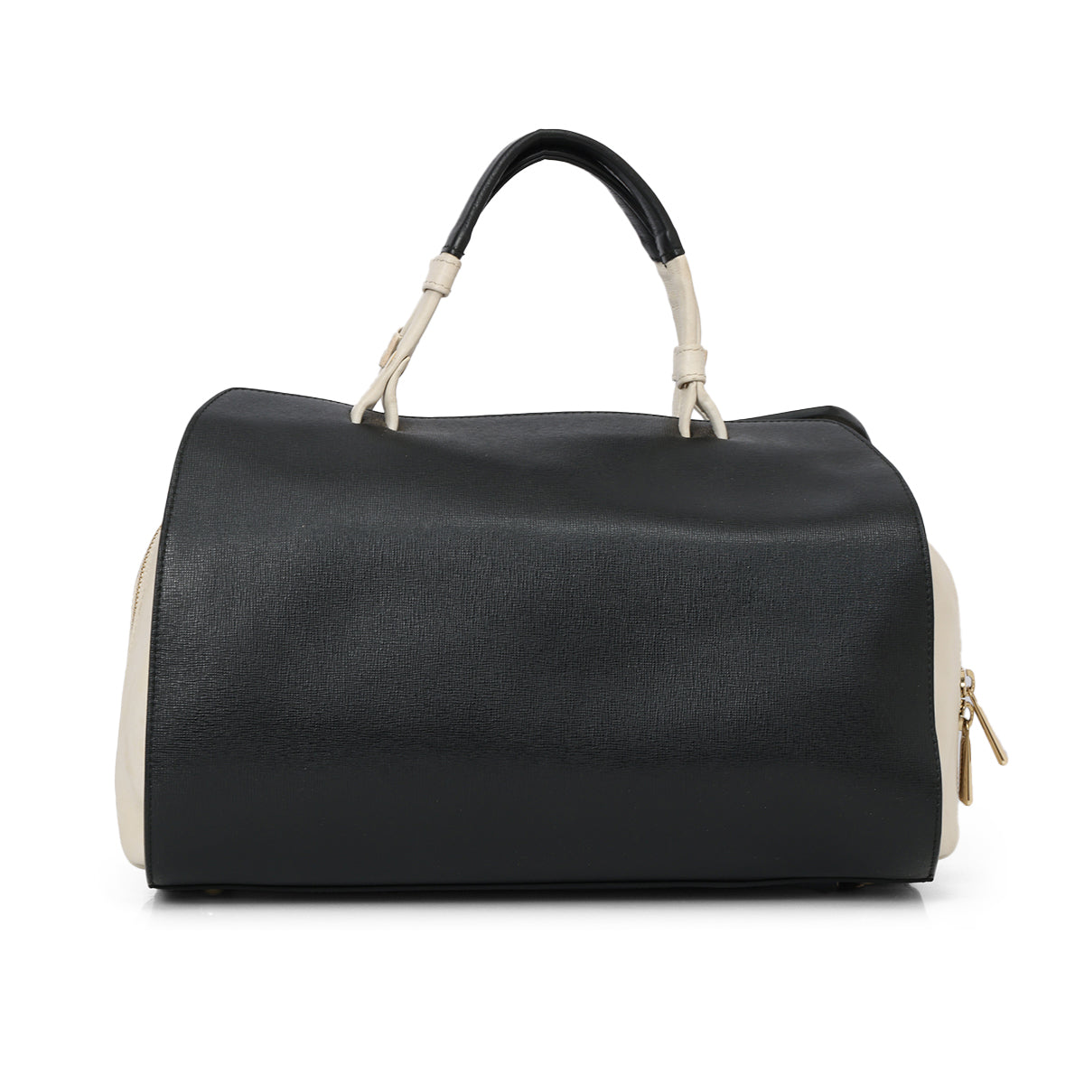 Black & White Venus Mini Boston Bag