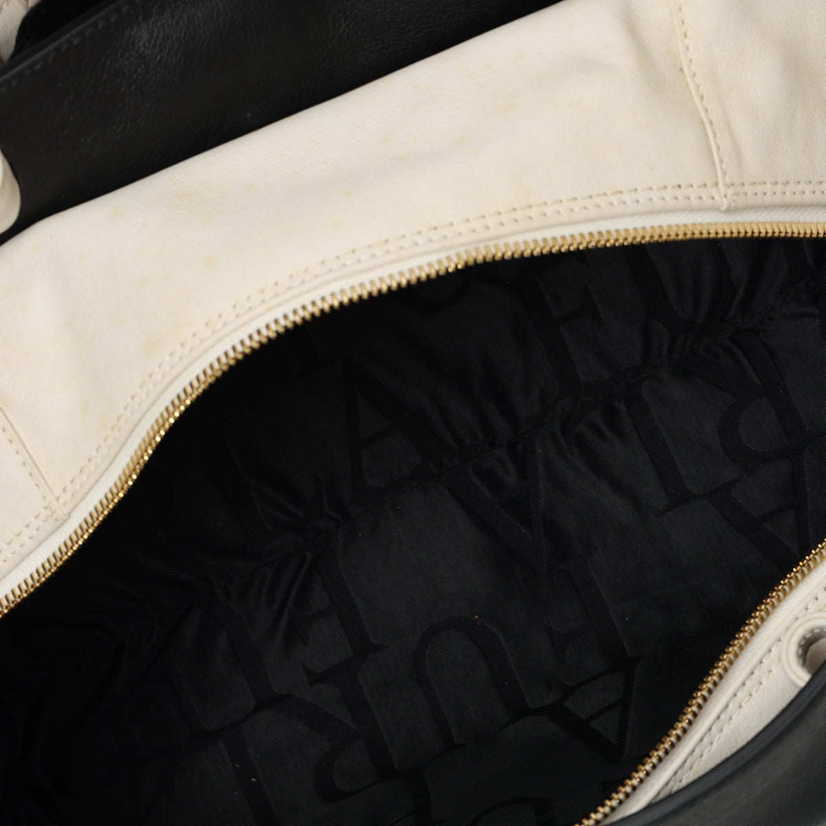 Black & White Venus Mini Boston Bag