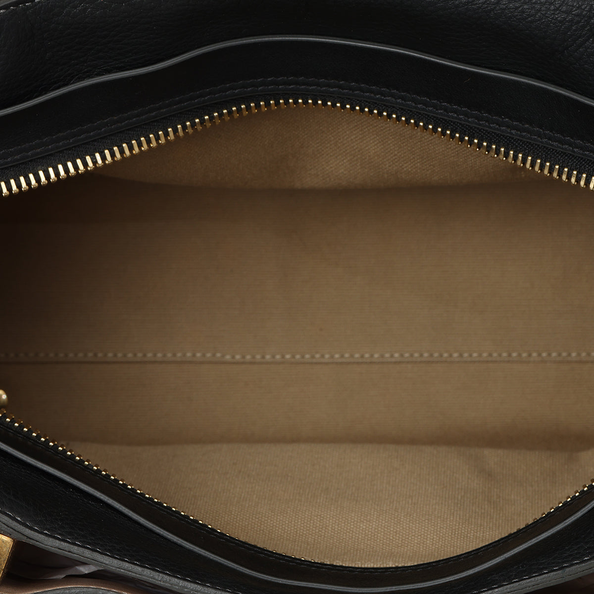 Black Leather Medium Dree Tote Bag