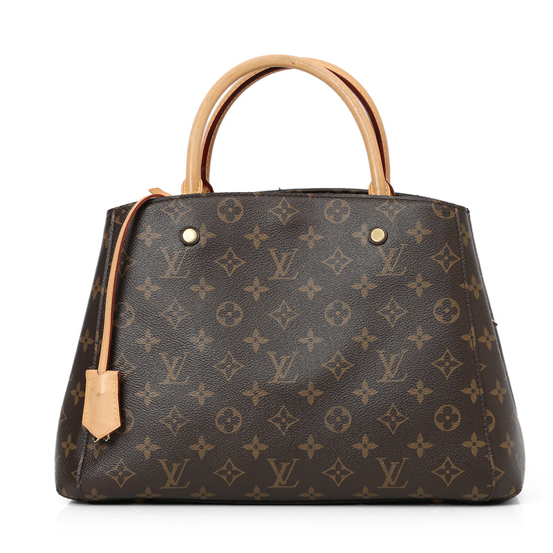 Women pre loved Louis Vuitton Monogram Canvas Montaigne BB Handbag