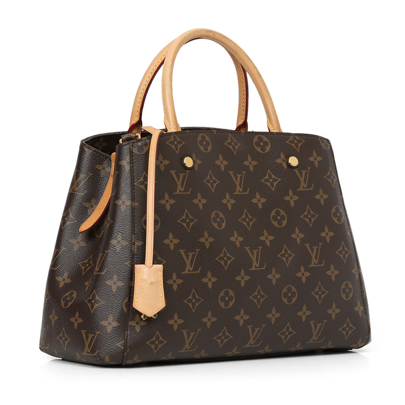 Pre loved louis vuitton monogram canvas montaigne bb handbag price