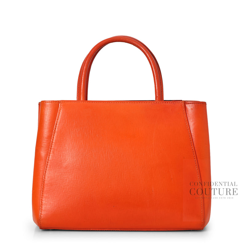 Orange Vitello Leather Medium 2 Jours Elite Bag