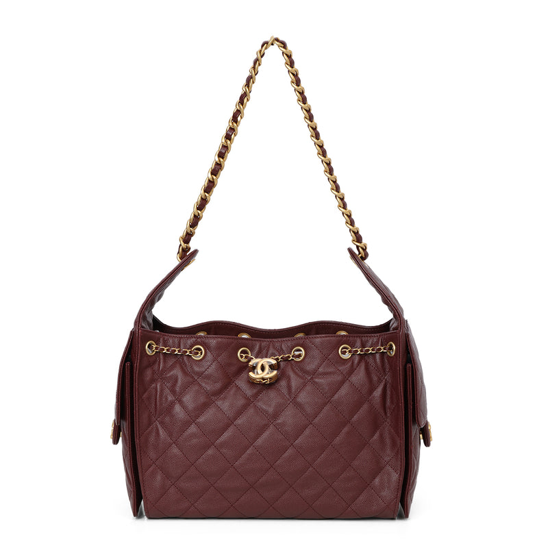 Maroon 25 Small Handbag