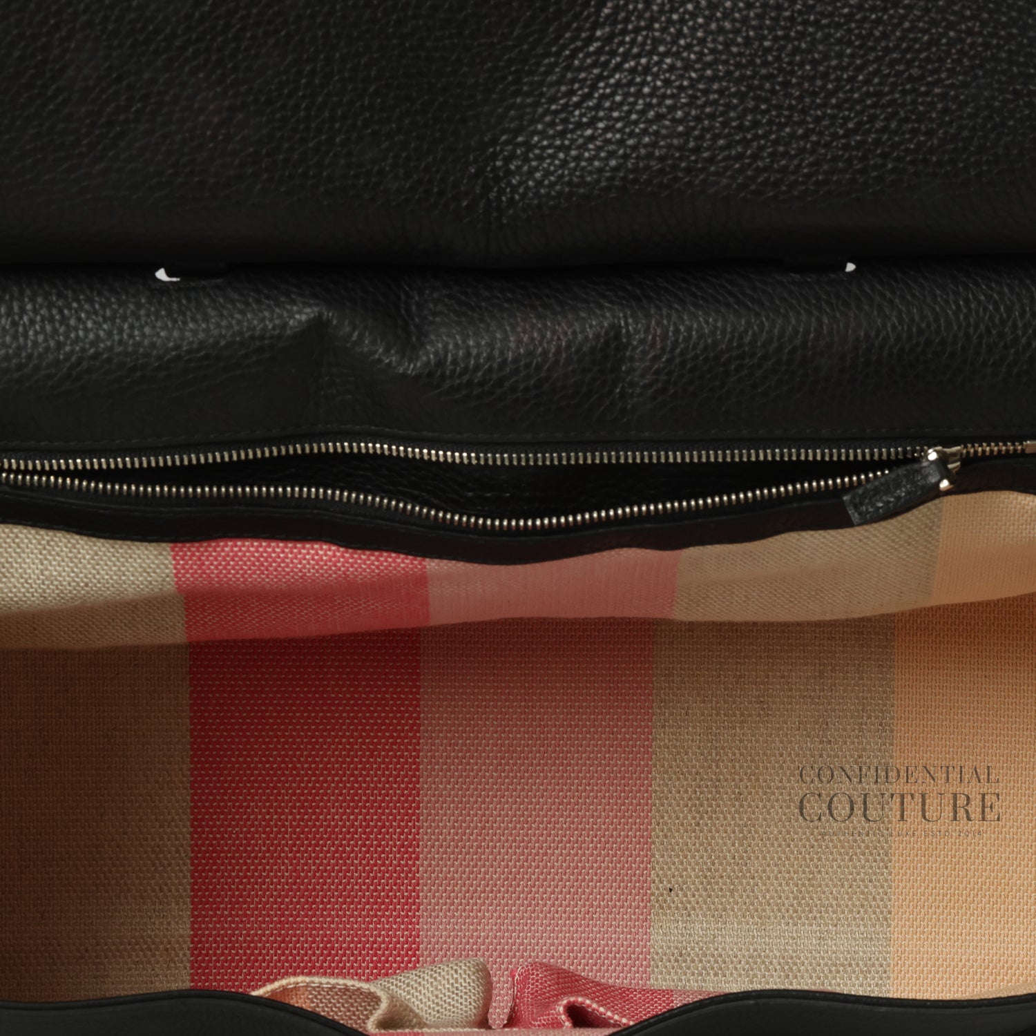 Black Leather Large Bamboo Daily Top Handle Bag