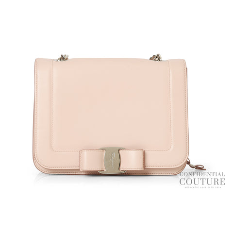 Pink Vara Rainbow Small Leather Crossbody Bag