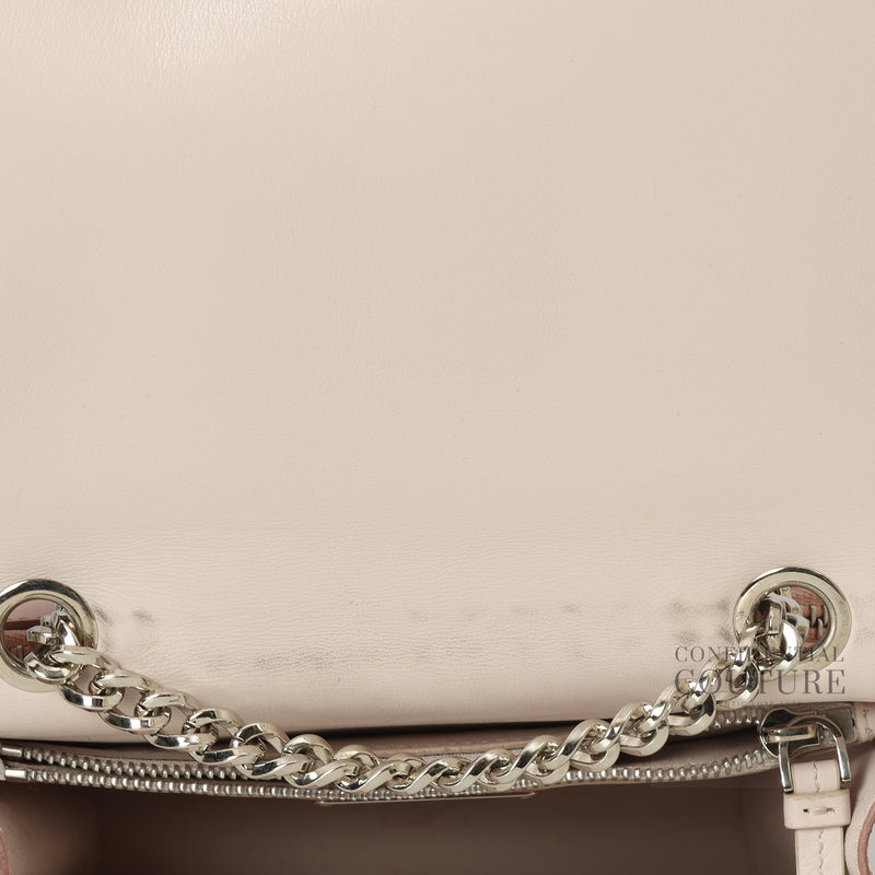 Pre-loved Salvatore Ferragamo Pink Vara Rainbow Small Leather Crossbody Bag