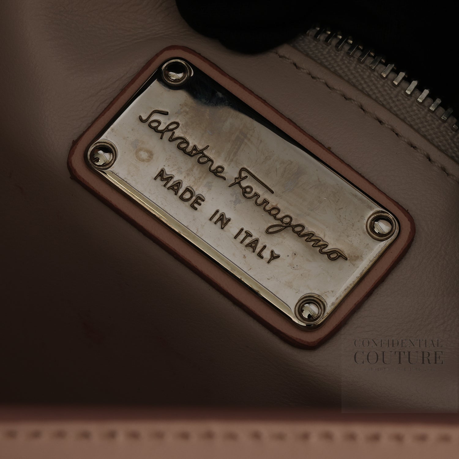 Pink Vara Rainbow Small Leather Crossbody Bag