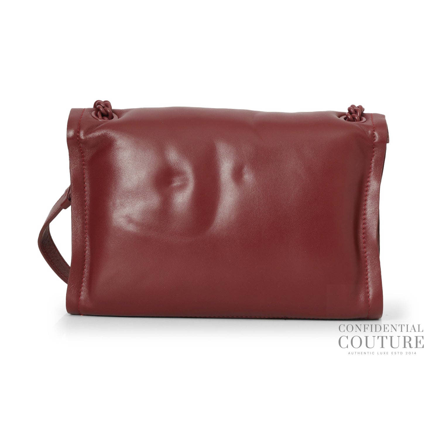 Maroon Viva Bow Small Shoulder Bag