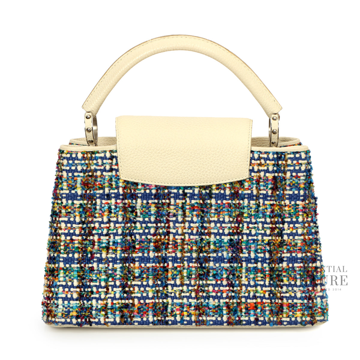 Capucines Tweed Multi-Colour MM Bag