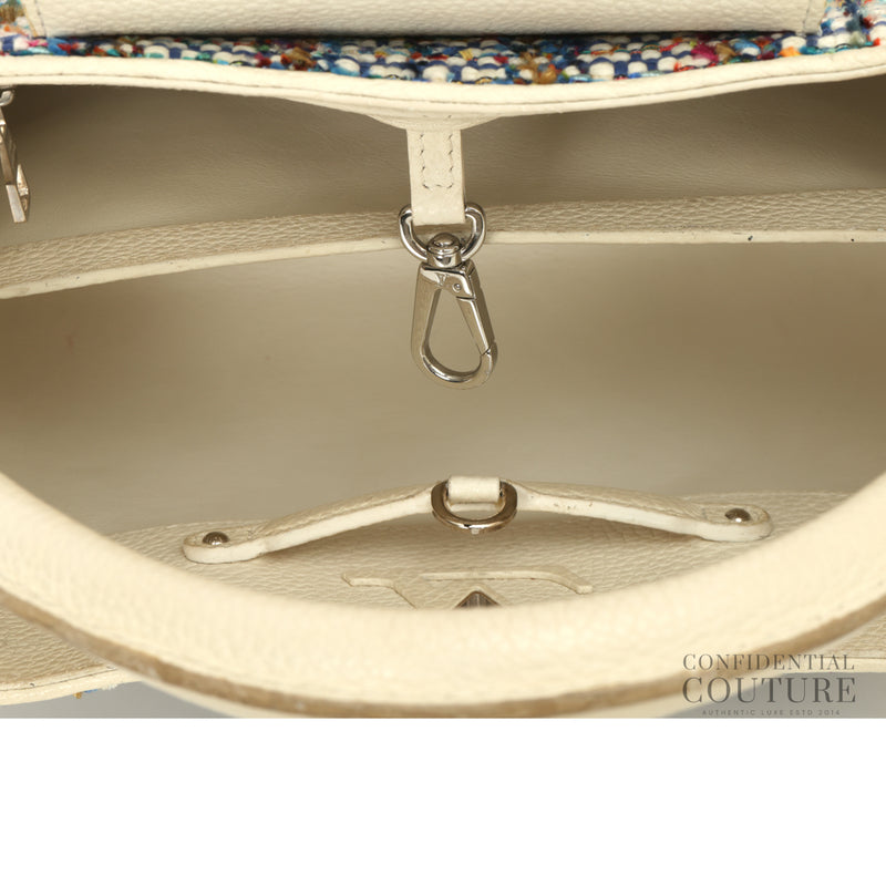 Capucines Tweed Multi-Colour MM Bag