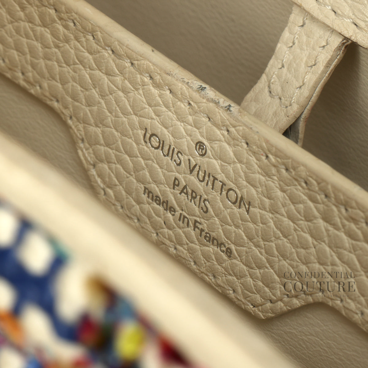 Capucines Tweed Multi-Colour MM Bag