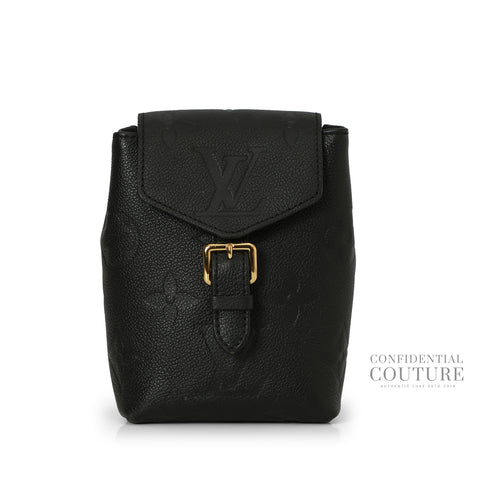Black Monogram Empreinte Leather Tiny Backpack