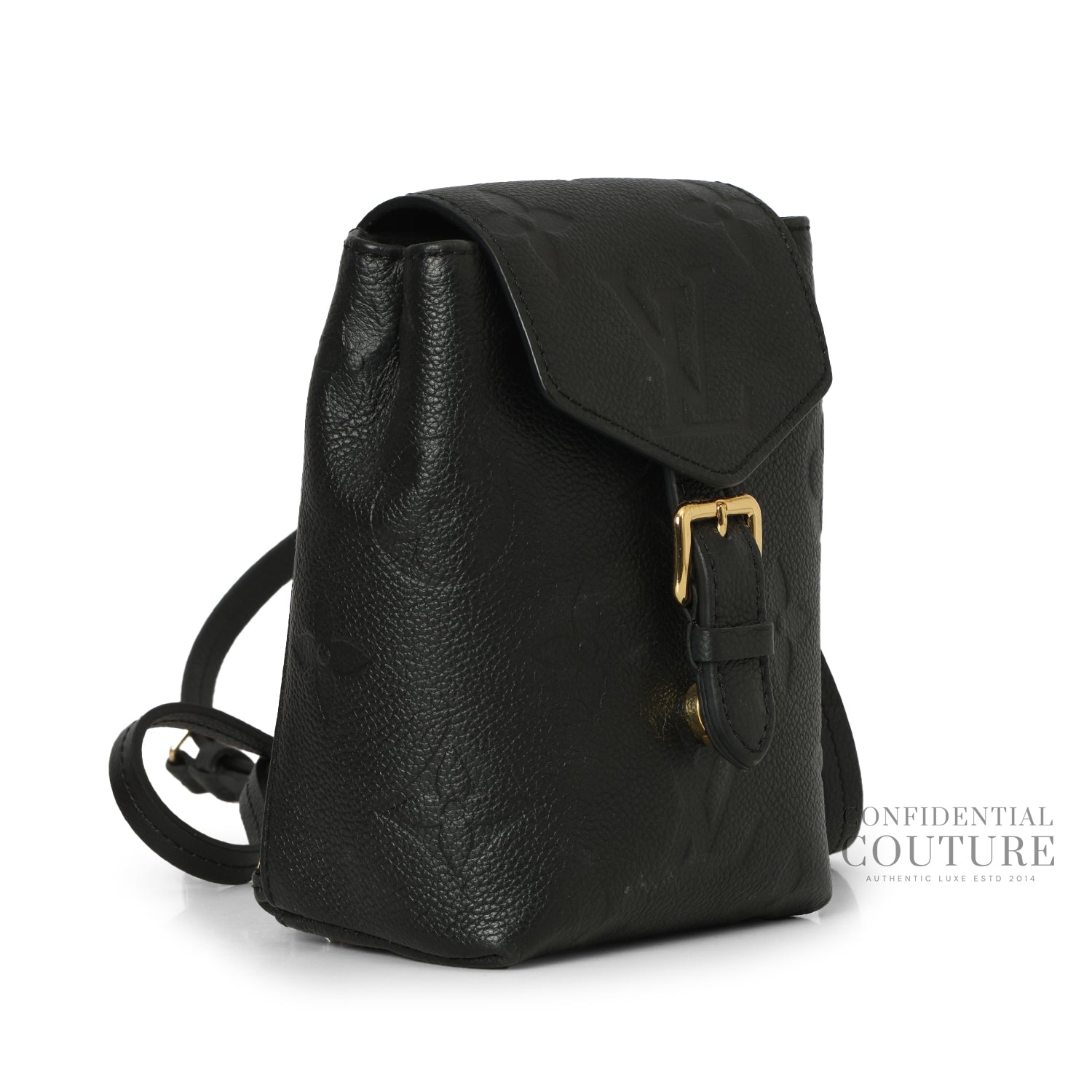 Black Monogram Empreinte Leather Tiny Backpack