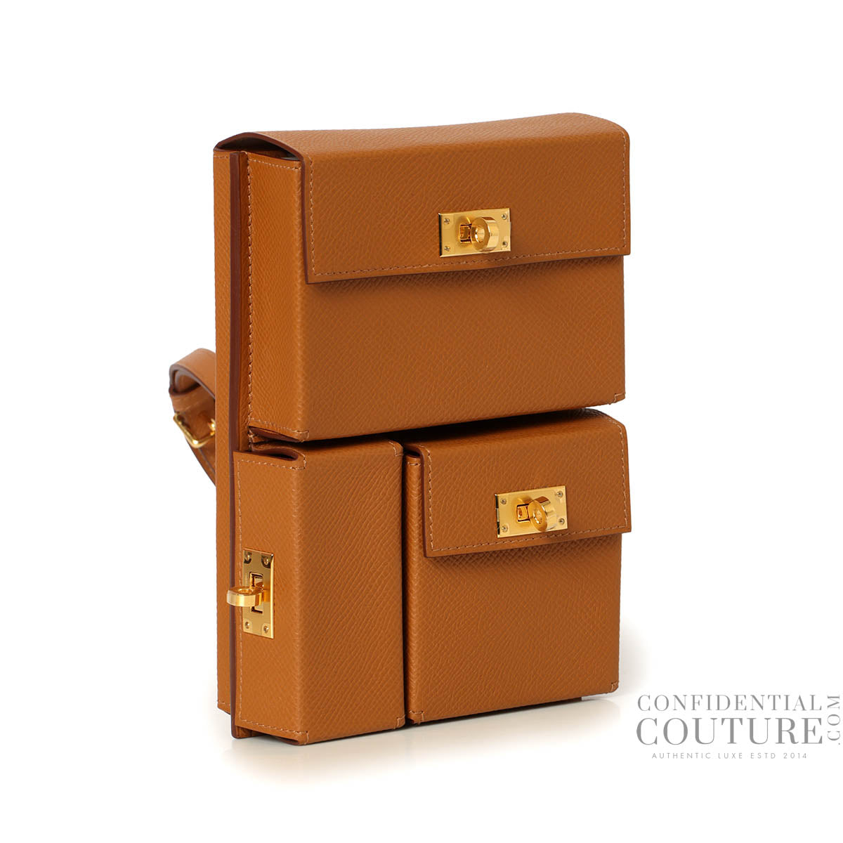 Kelly Multi-Pocket To-Go Pouch Gold/Gold