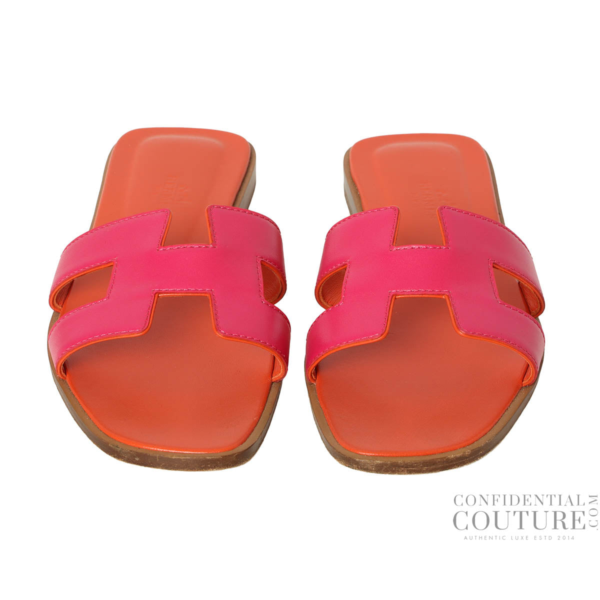 Orange/Fuchsia Oran Sandals- EU 36