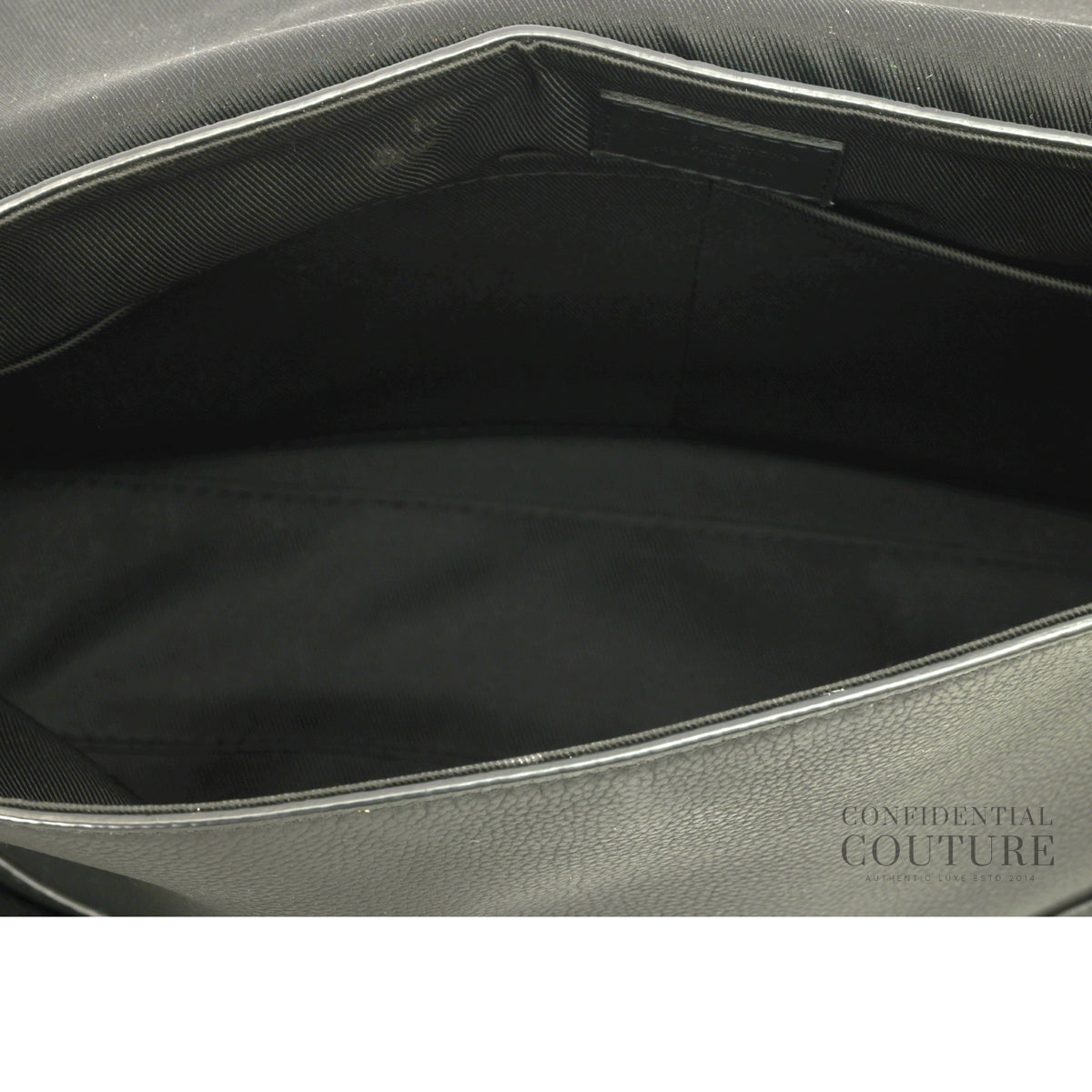 Leather Black Messenger Bag