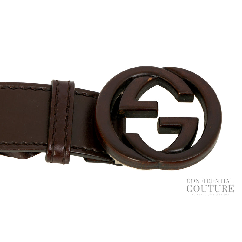 GG Brown Interlocking Belt | 90/36