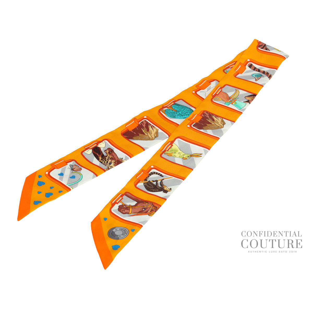 Silk Story Twilly Mangue Gris Multicolor