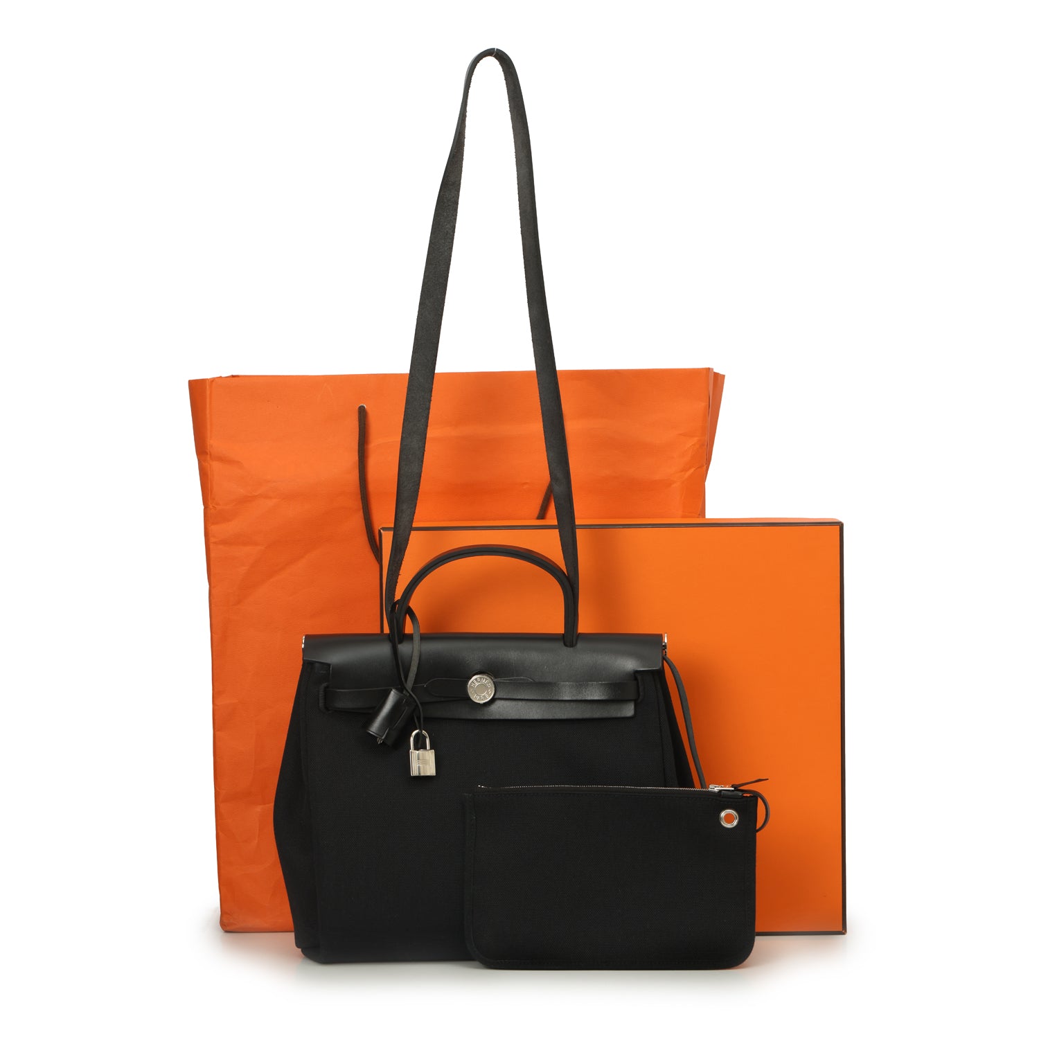 Herbag Zip 31 Noir/Fauve With Palladium Hardware | 2023