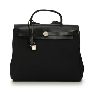 Herbag Zip 31 Noir/Fauve With Palladium Hardware | 2023