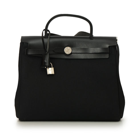 Herbag Zip 31 Noir/Fauve With Palladium Hardware | 2023