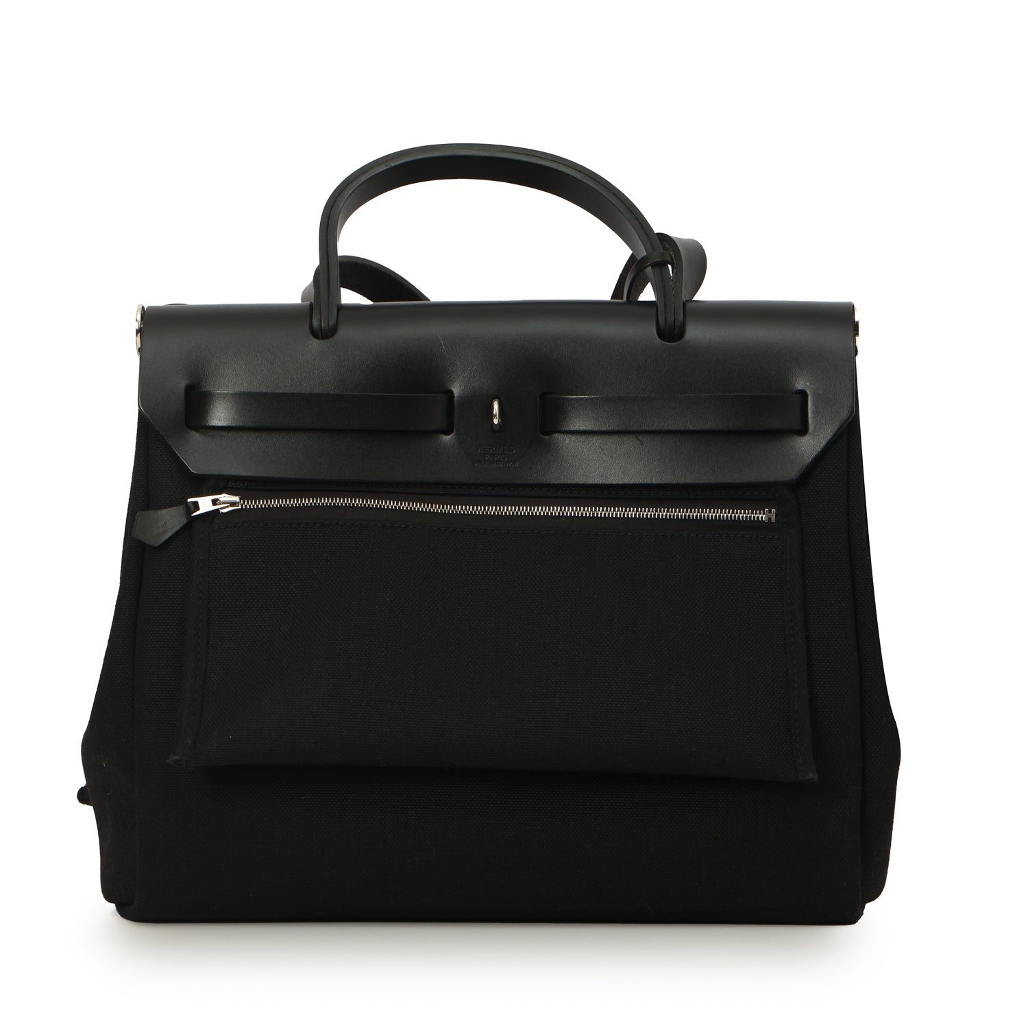 Herbag Zip 31 Noir/Fauve With Palladium Hardware | 2023