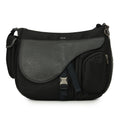 X Sacai Black Saddle Soft Bag