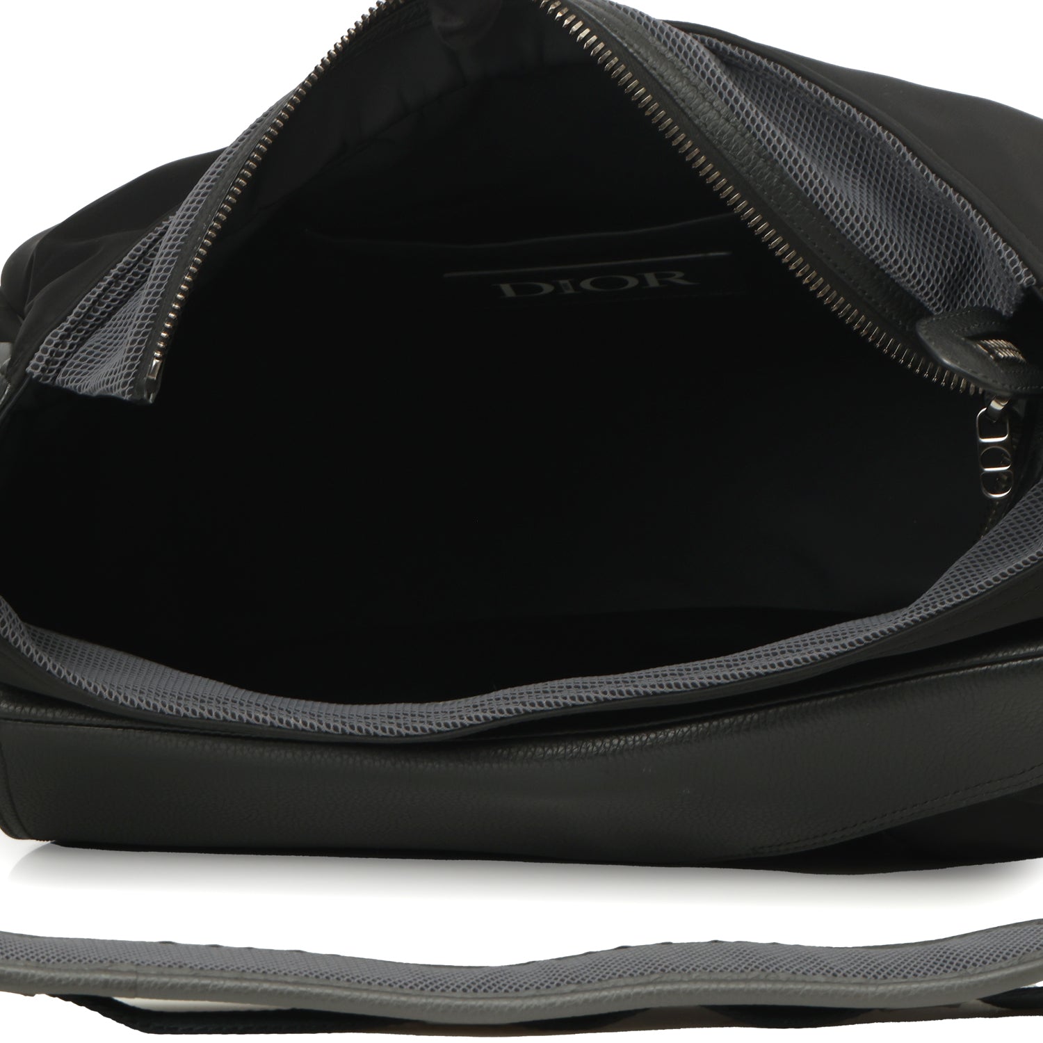 X Sacai Black Saddle Soft Bag