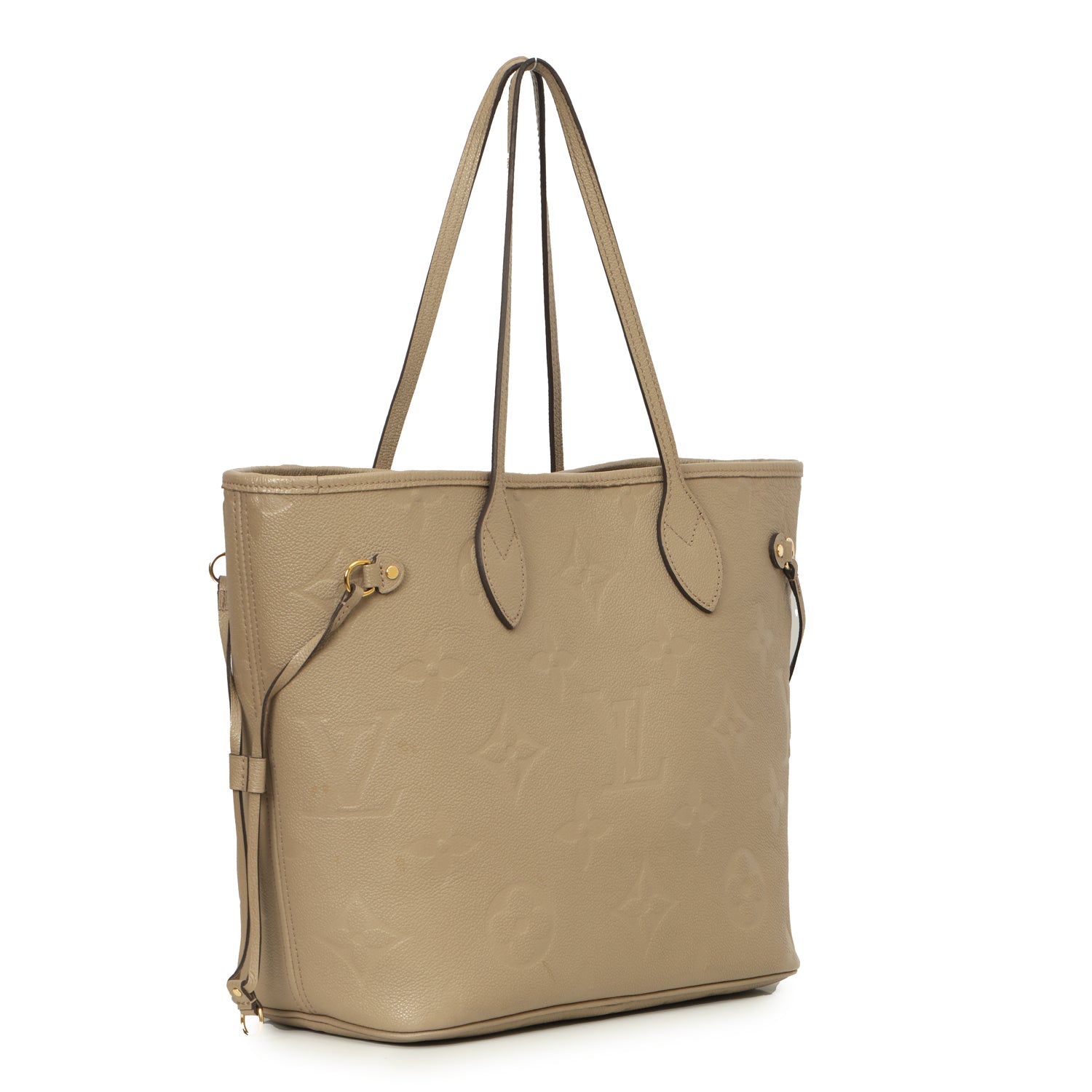 Neverfull Tourterelle Monogram Empreinte MM Tote Bag