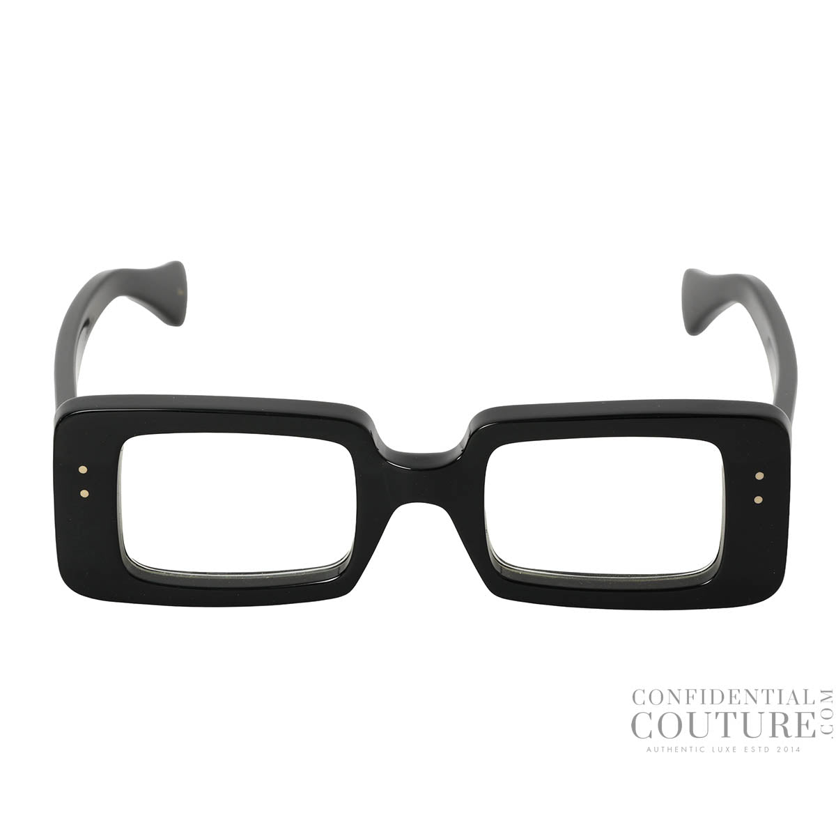 Black GG0873S Rectangular Frame Acetate Sunglasses, Number 2.5-3 Both Sides