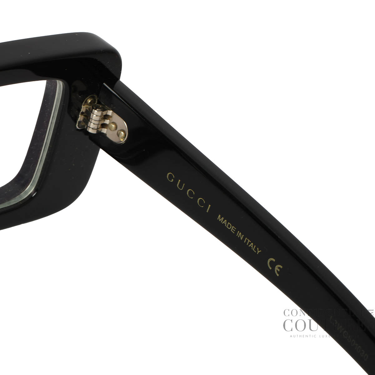 Black GG0873S Rectangular Frame Acetate Sunglasses, Number 2.5-3 Both Sides