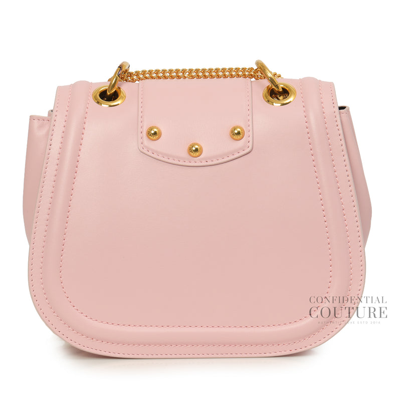 Amore Logo Embellished Pink Cross-Body Bag