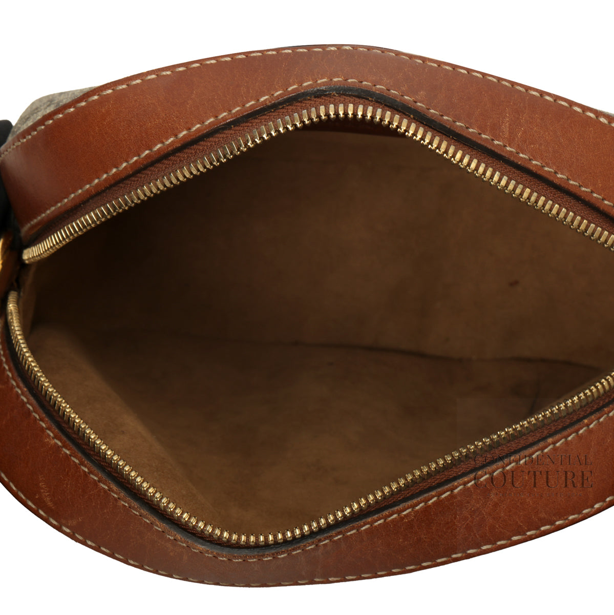 Brown GG Supreme Monogram Coated Canvas Mini Chain Bag