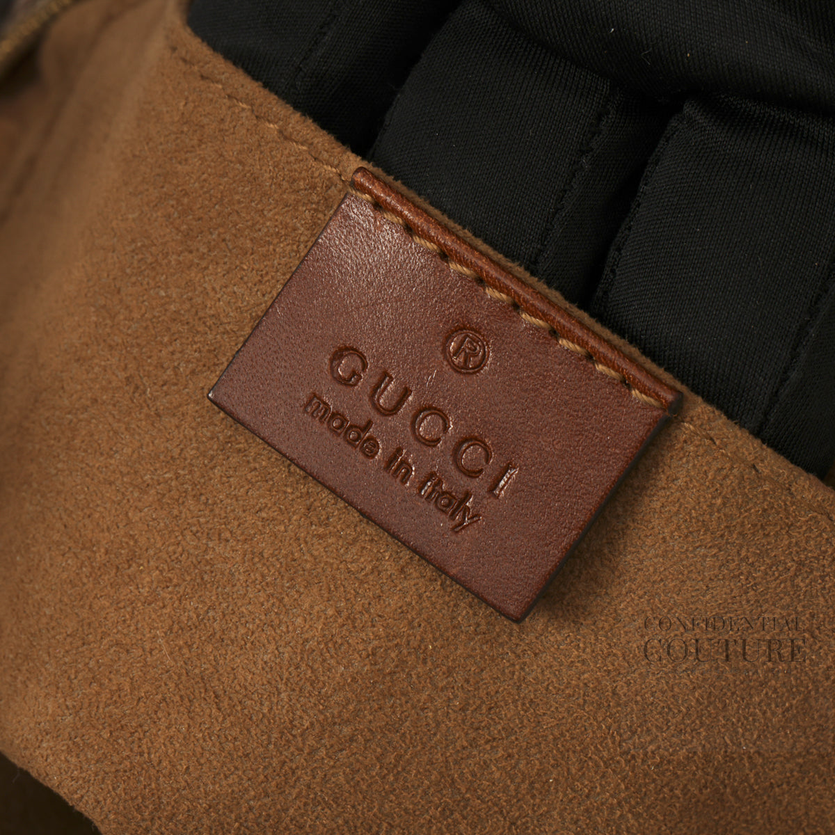 Brown GG Supreme Monogram Coated Canvas Mini Chain Bag