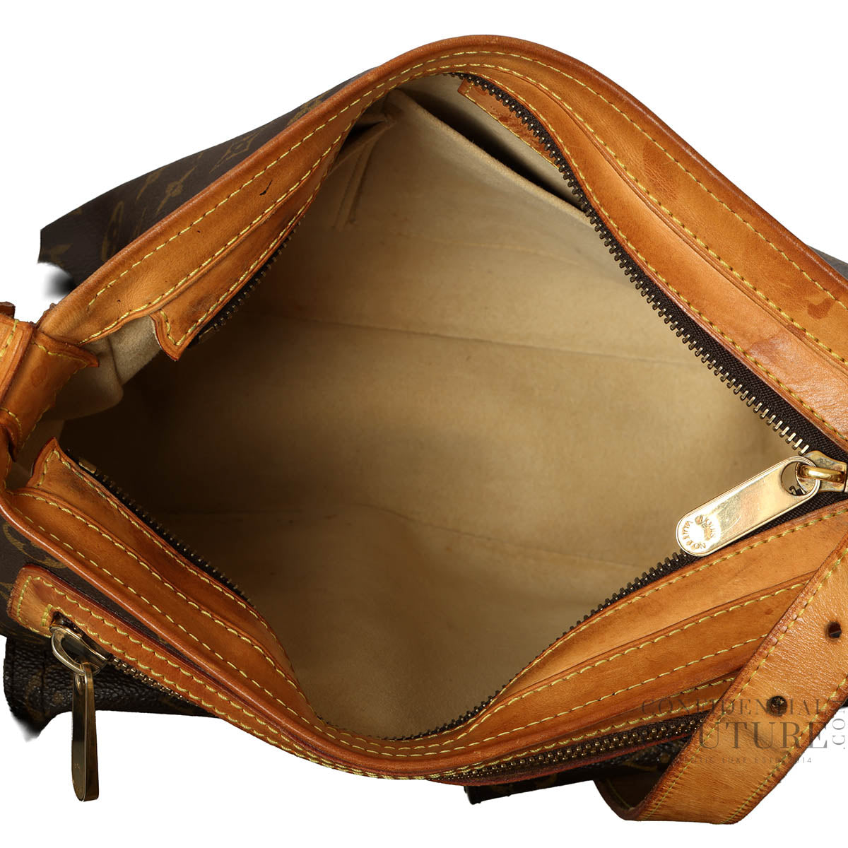 Brown Monogram Canvas Hudson GM Bag