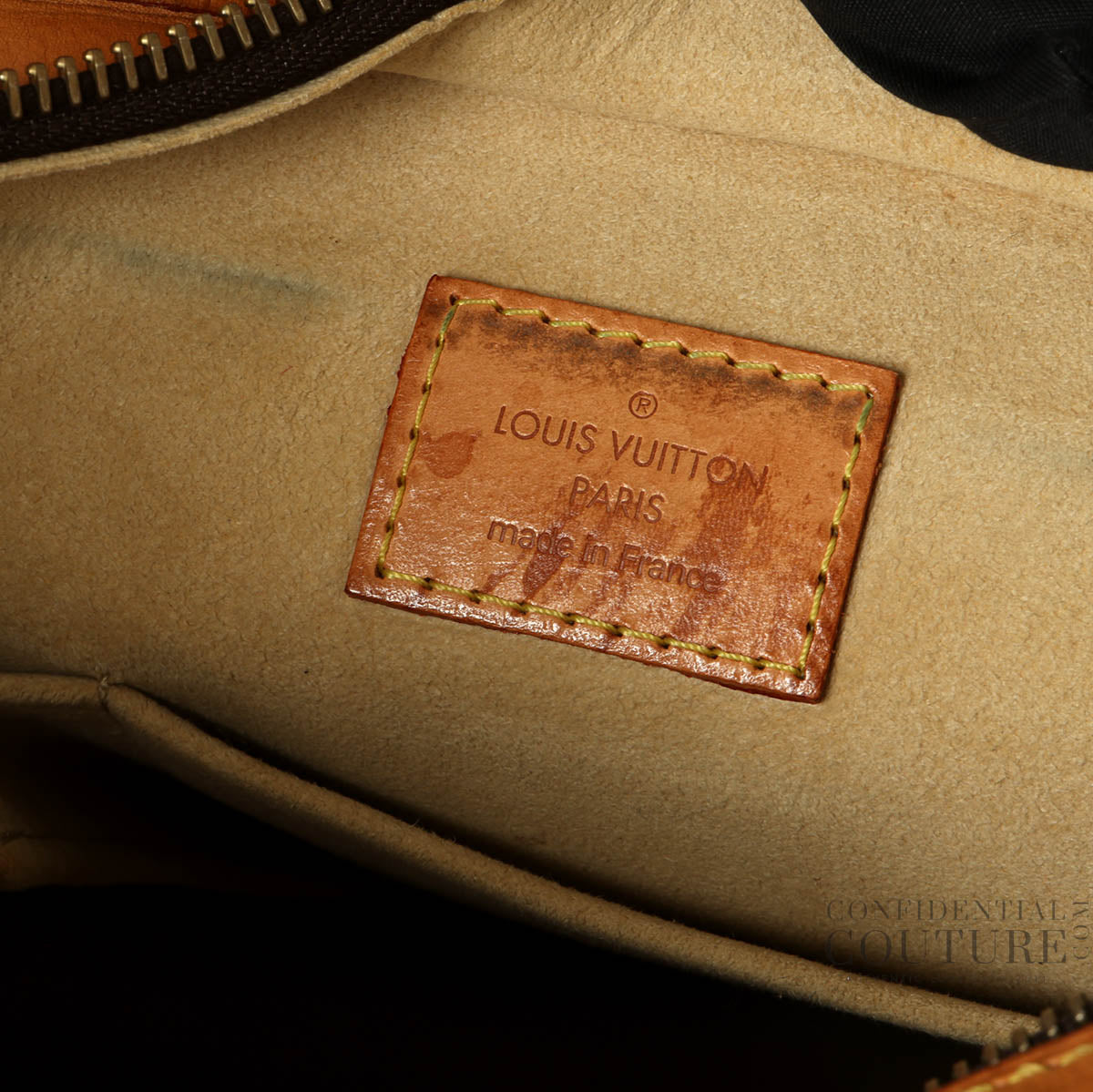 Brown Monogram Canvas Hudson GM Bag