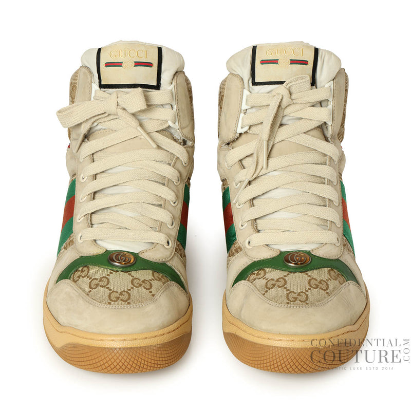 Pre-loved Gucci Men's Canvas Sneakers