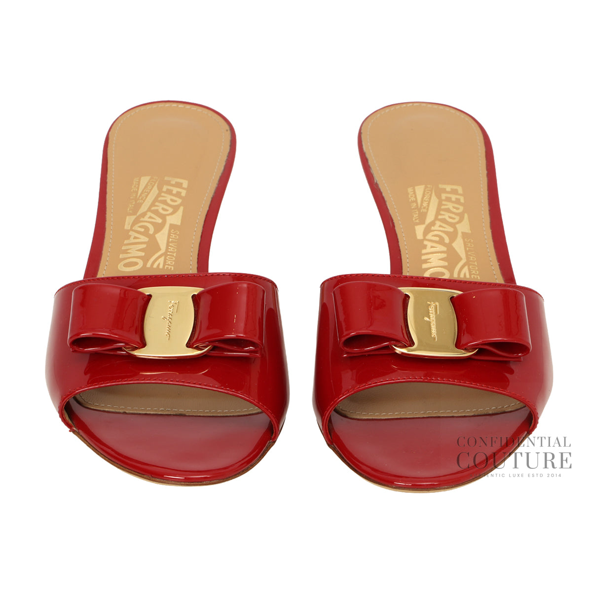 Red Patent Leather Ginostra Sandals 7C | EU 37.5