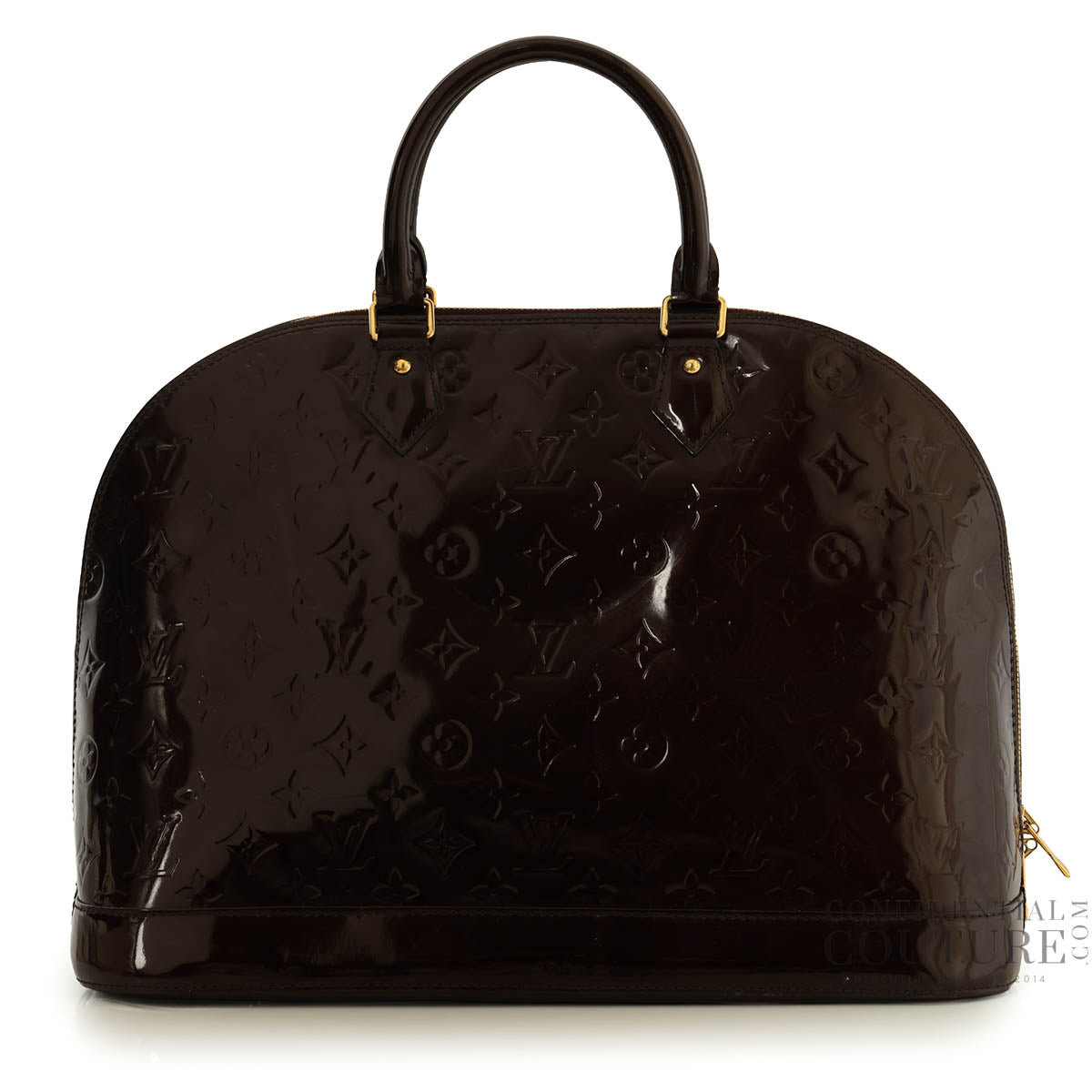 Amarante Monogram Vernis Alma GM Bag