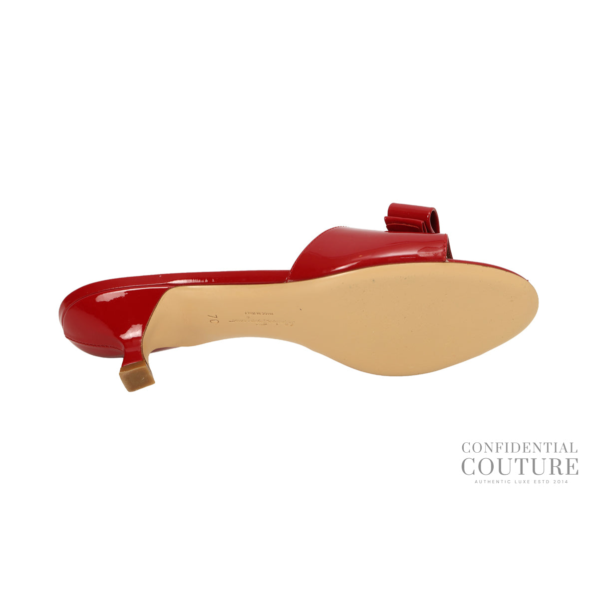 Red Patent Leather Ginostra Sandals 7C | EU 37.5