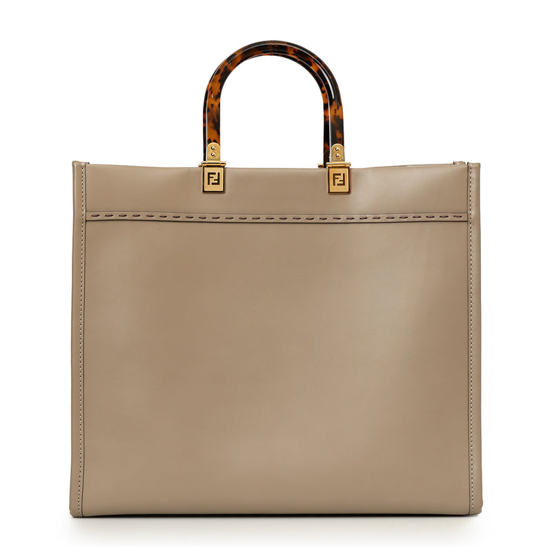 Women fendi dove grey sunshine medium tote grey brown price