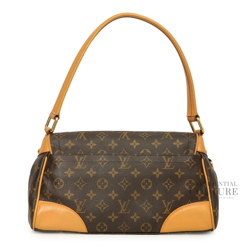 Brown Monogram Canvas Beverly MM Bag