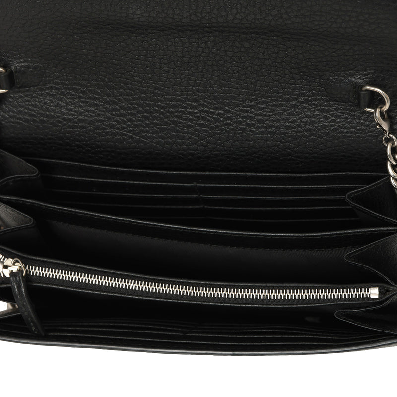 Women pre loved Gucci Black Dionysus Wallet On Chain Bag