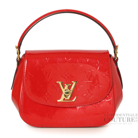 Cerise Monogram Vernis Pasadena Bag